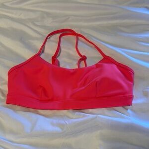 ALO Yoga Pink Racerback Sports Bra
